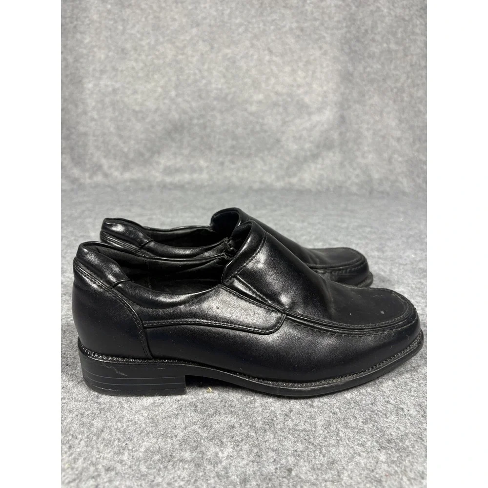 Robert David Lil Tim Dress Shoes 4M Black Slip‎ On Loafers